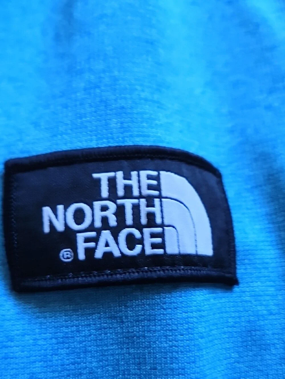 The North Face Blue Black Full Zip Hoodie Light Jacket Men's Small